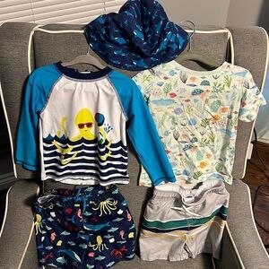 Toddler boy size 18-24 beach swim lot